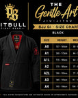 Pitbull BJJ Gis Pitbull The Gentle Art BJJ Gi Black