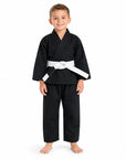 Pitbull BJJ Kids Black / M00 Pitbull Plain Kids BJJ Gi
