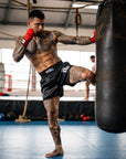 Pitbull Muay Thai Shorts Pitbull Basics Muay Thai Shorts Black