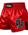 Pitbull Muay Thai Shorts Pitbull Basics Muay Thai Shorts Red