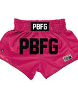 Pitbull Muay Thai Shorts Pitbull Core Muay Thai Shorts Pink