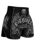 Pitbull Muay Thai Shorts Pitbull Dragons Muay Thai Shorts Black/Black