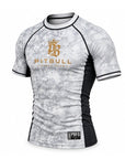 Pitbull Shortsleeve Rash Guard Pitbull PBFG Short Sleeve Rashguard White