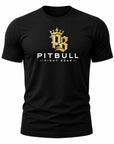 Pitbull T Shirts Pitbull Crown T Shirt Black