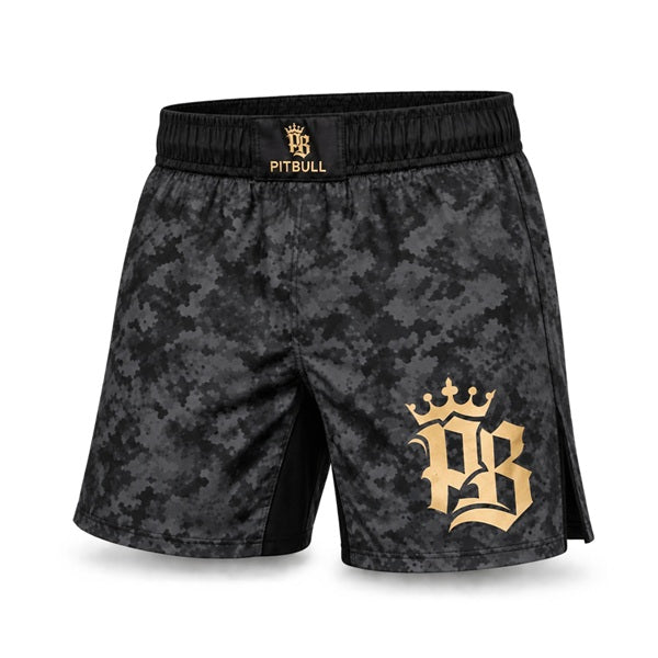 Pitbull PBFG MMA Grappling Shorts Black