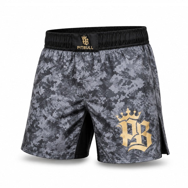 Pitbull PBFG MMA Grappling Shorts Grey