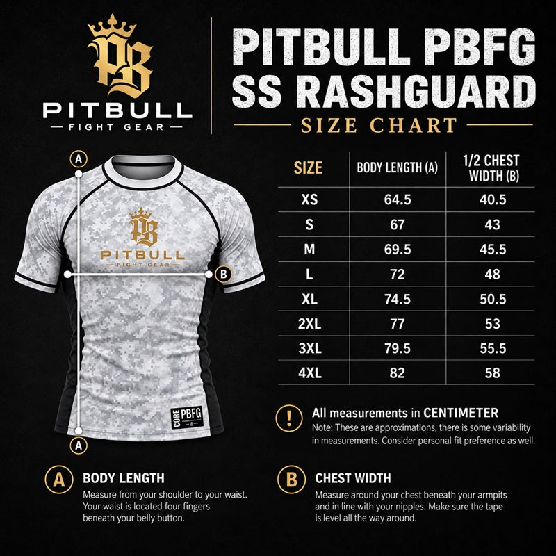 Pitbull PBFG Short Sleeve Rashguard Khaki