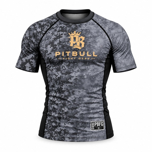 Pitbull PBFG Short Sleeve Rashguard Grey