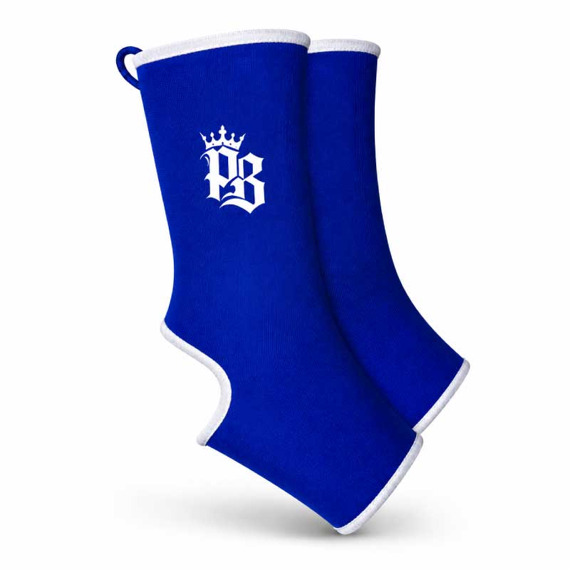 Pitbull Ankle Supports Blue Pitbull PB With Crown Basics Ankle Suports