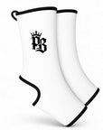 Pitbull Ankle Supports White Pitbull PB With Crown Basics Ankle Suports