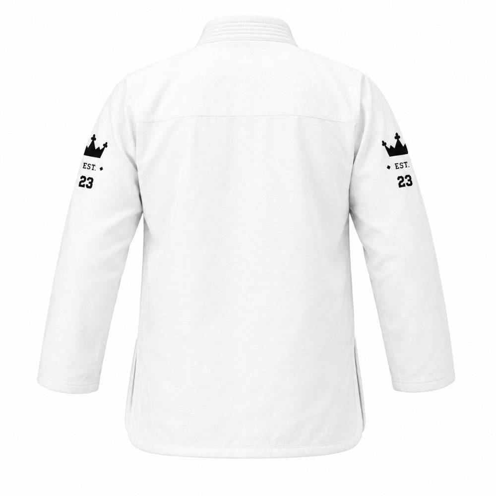 Pitbull BJJ Gis Pitbull Fight Gear Sponsored BJJ Gi White