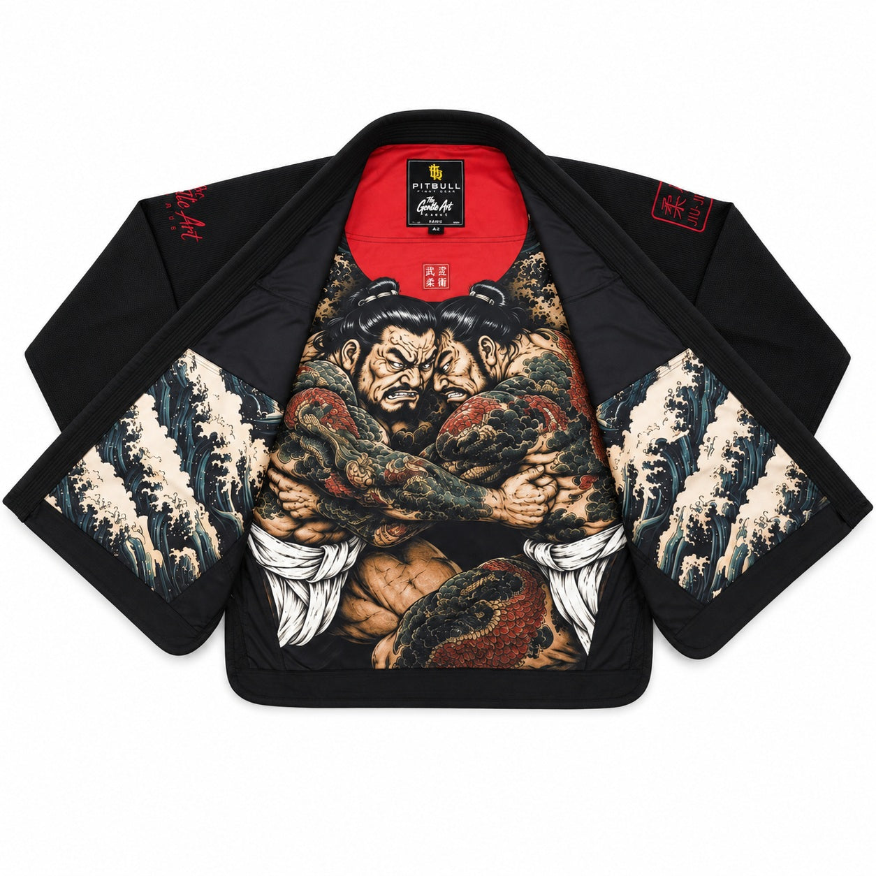 Pitbull BJJ Gis Pitbull The Gentle Art BJJ Gi Black