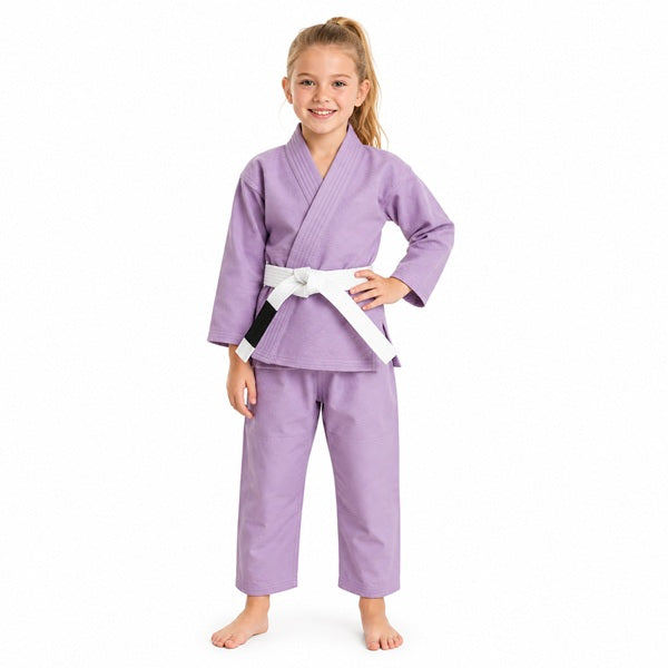 Pitbull BJJ Kids Purple / M00 Pitbull Plain Kids BJJ Gi