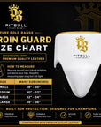 Pitbull Groin & Chest Guards Pitbull Pure Gold Groin Guard White