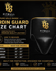 Pitbull Groin & Chest Guards Pitbull Pure Gold Groinguard Black