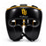 Pitbull Head Guards Pitbull Pure Gold Headgear Black