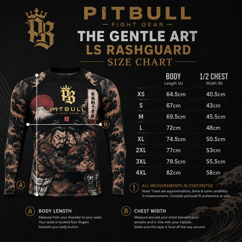 Pitbull Longsleeve Rash Guard Pitbull The Gentle Art Long Sleeve Rashguard