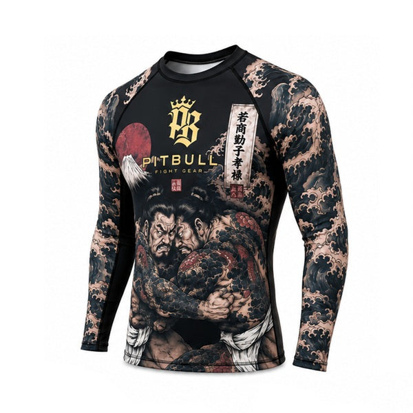 Pitbull Longsleeve Rash Guard Pitbull The Gentle Art Long Sleeve Rashguard