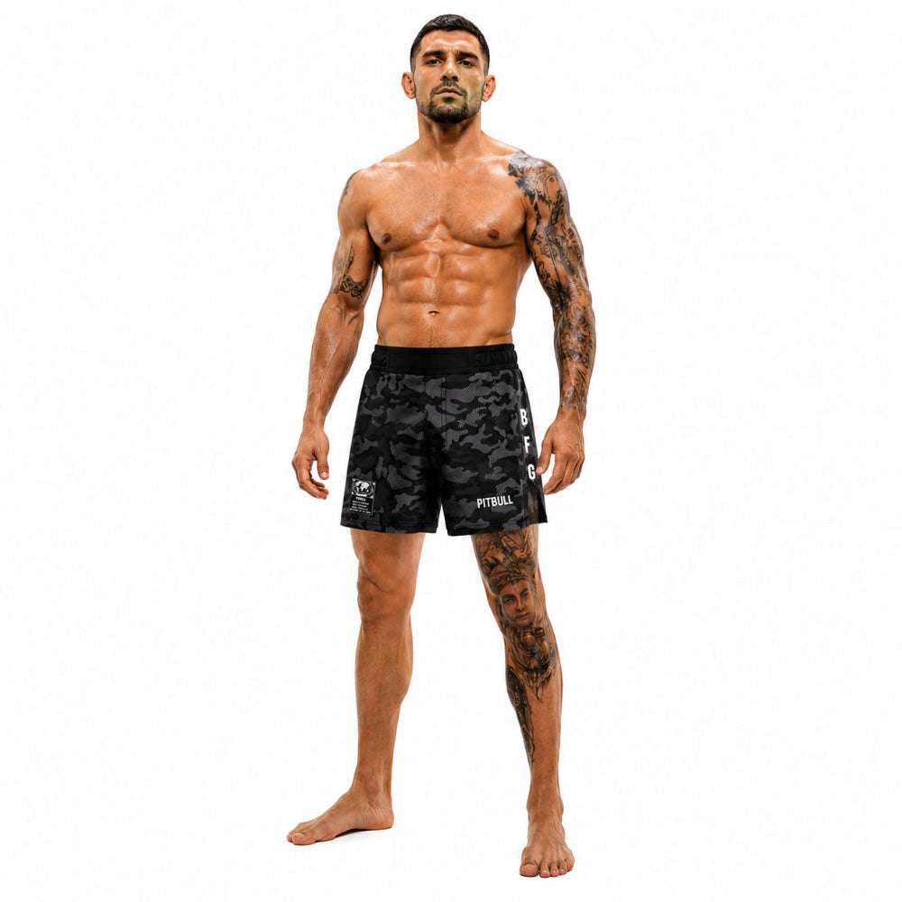 Pitbull MMA Shorts Pitbull Black Ops MMA Grappling Shorts