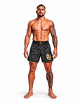 Pitbull MMA Shorts Pitbull PBFG MMA Grappling Shorts Black