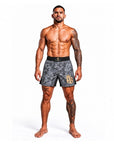 Pitbull MMA Shorts Pitbull PBFG MMA Grappling Shorts Grey