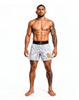 Pitbull MMA Shorts Pitbull PBFG MMA Grappling Shorts White
