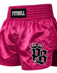 Pitbull Muay Thai Shorts Pitbull Basics Muay Thai Shorts Pink