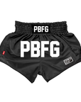 Pitbull Muay Thai Shorts Pitbull Core Muay Thai Shorts Black Stealth