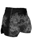 Pitbull Muay Thai Shorts Pitbull Dragons Muay Thai Shorts Black/Black