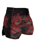 Pitbull Muay Thai Shorts Pitbull Dragons Muay Thai Shorts Black/Red