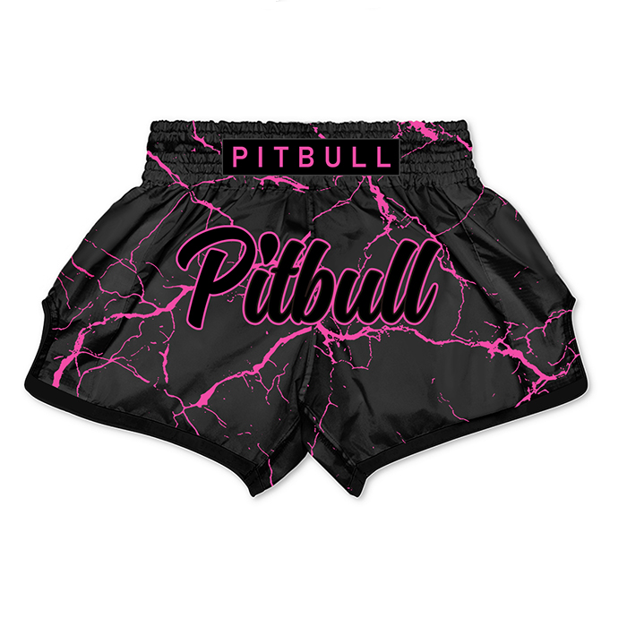 Pitbull Muay Thai Shorts Pitbull Marble Muay Thai Shorts Pink