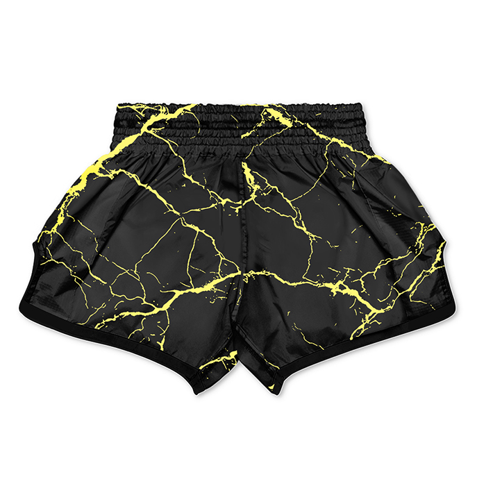 Pitbull Muay Thai Shorts Pitbull Marble Muay Thai Shorts Yellow