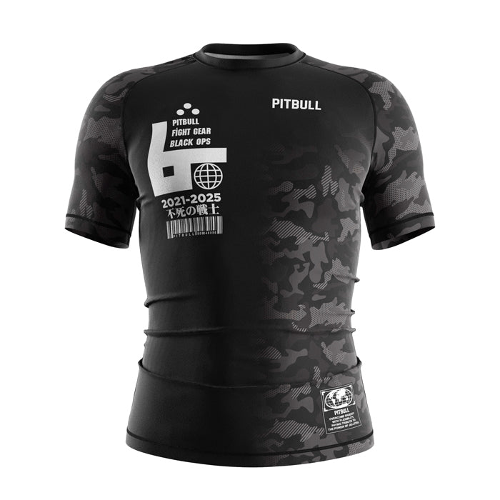 Pitbull Short Sleeve Rashguards Pitbull Black Ops Short Sleeve Rashguard