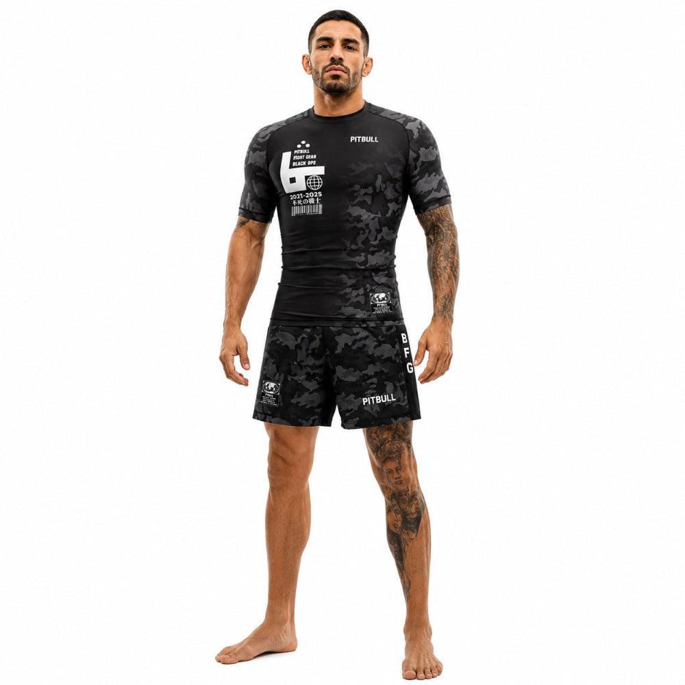Pitbull Short Sleeve Rashguards Pitbull Black Ops Short Sleeve Rashguard