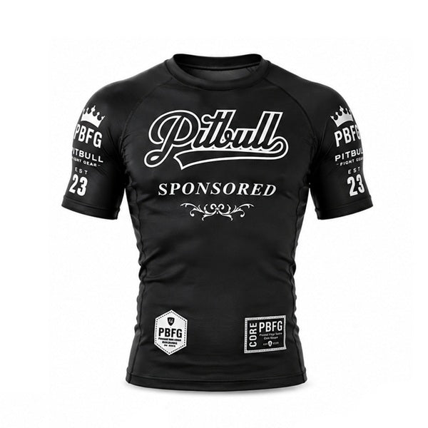 Pitbull Short Sleeve Rashguards Pitbull Sponsored Short Sleeve Rashguard