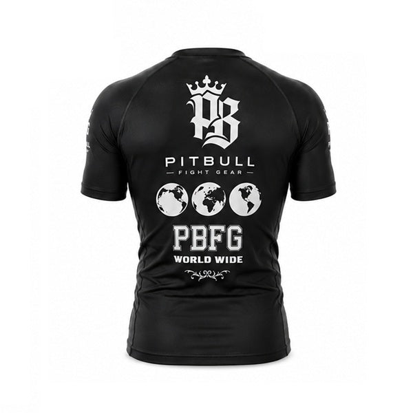 Pitbull Short Sleeve Rashguards Pitbull Sponsored Short Sleeve Rashguard