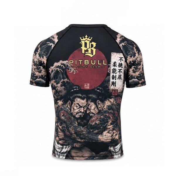 Pitbull Short Sleeve Rashguards Pitbull The Gentle Art Short Sleeve Rashguard