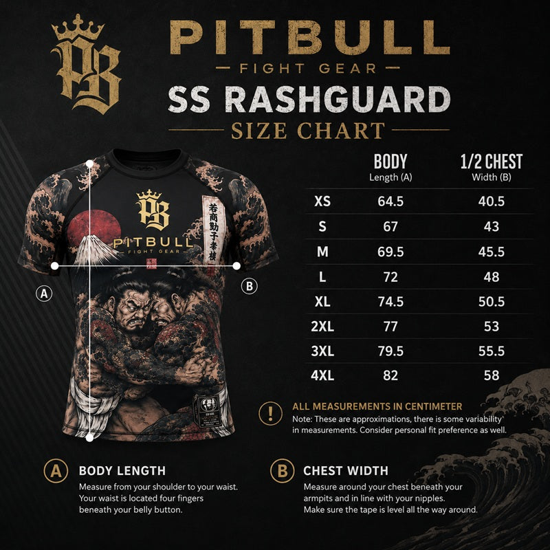 Pitbull Short Sleeve Rashguards Pitbull The Gentle Art Short Sleeve Rashguard