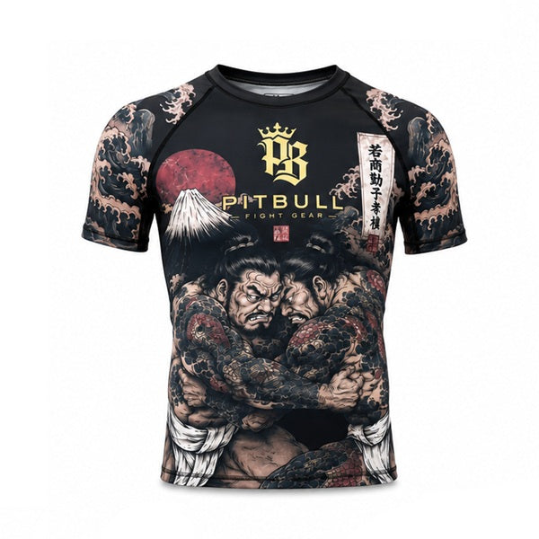 Pitbull Short Sleeve Rashguards Pitbull The Gentle Art Short Sleeve Rashguard