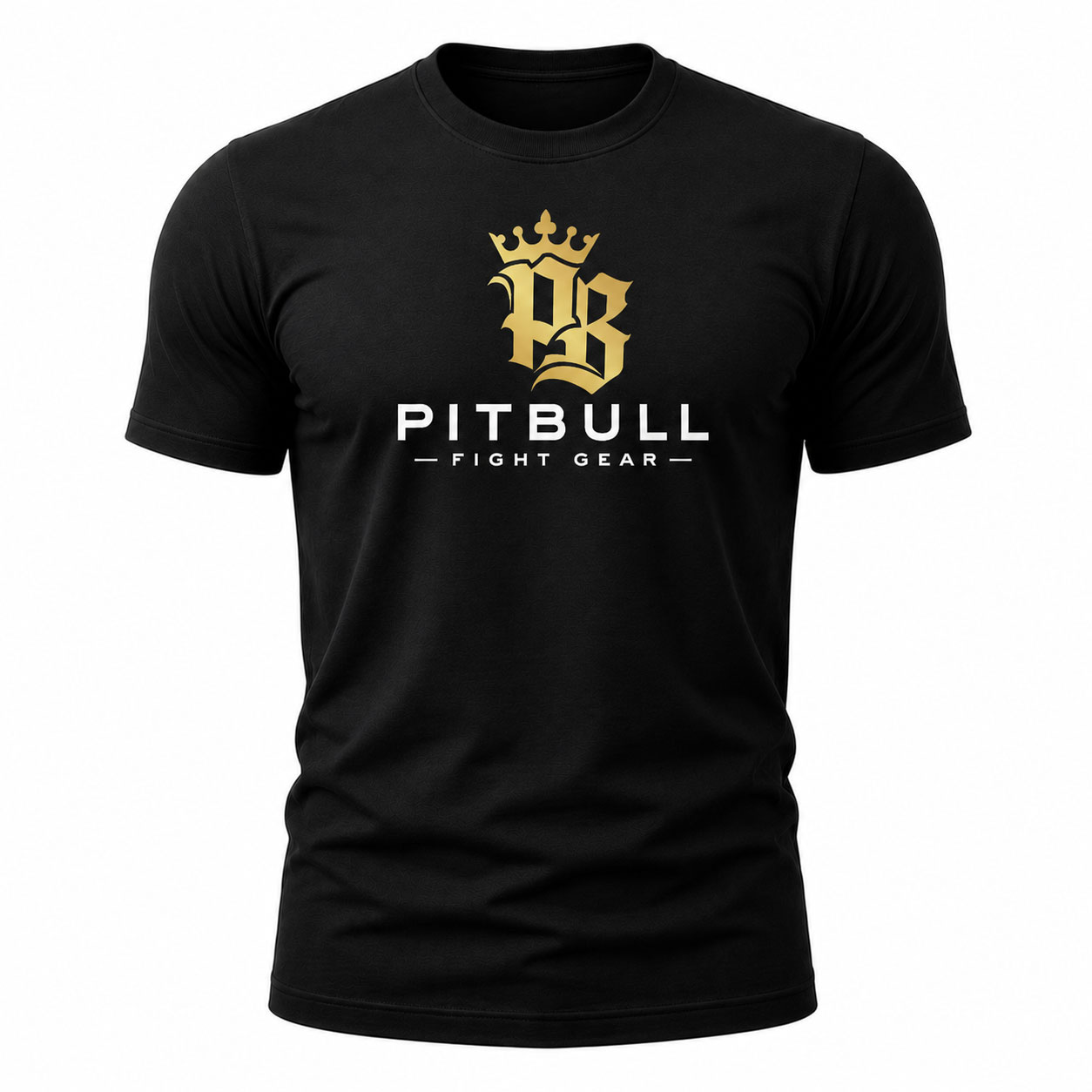 Pitbull T Shirts Pitbull Crown T Shirt Black